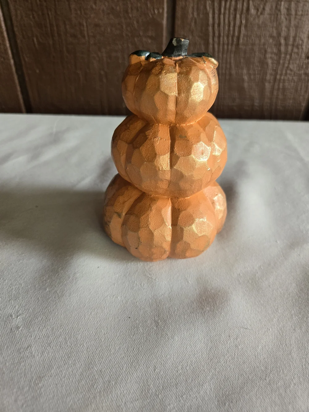 Be Blessed Be Thankful Stacked Pumpkin Decor